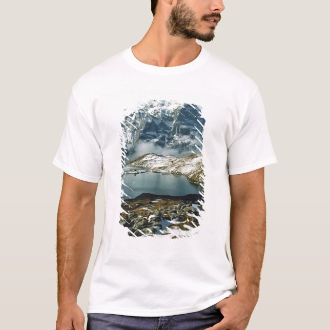 Camiseta Suiza, Grindelwald, Alpes Berneses, Vista (Anverso)
