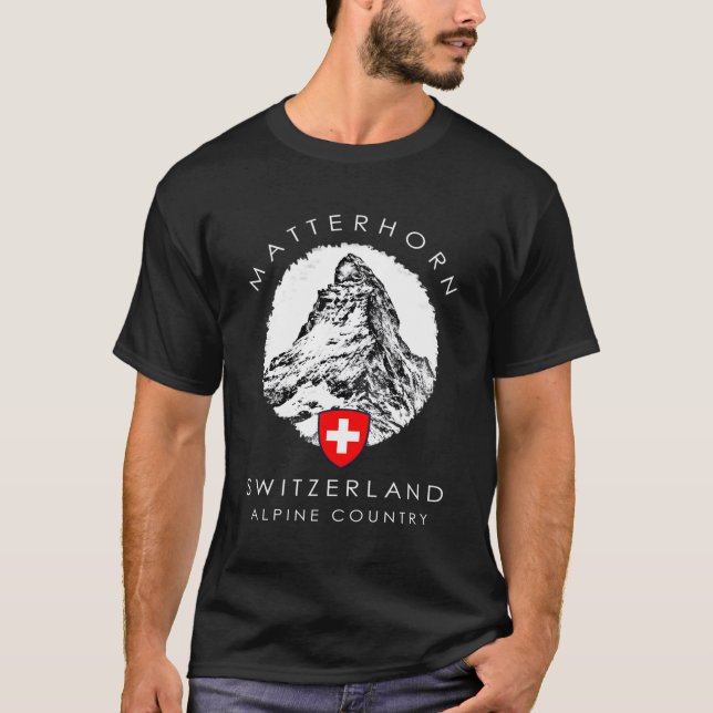 Camiseta Suiza Matterhorn Xo4U Original (Anverso)