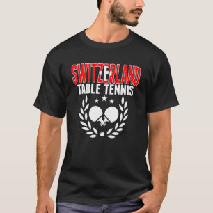 Camiseta Suiza Mesa Tennis Swiss Ping Pong Support