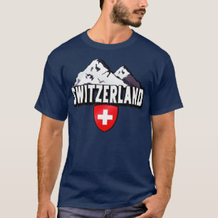 Camiseta Suiza Montañas Suiza
