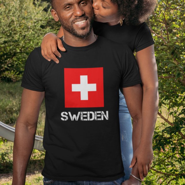 Camiseta ¿Suiza o Suecia? ¿No es lo mismo? Bandera suiza (Subido por el creador)