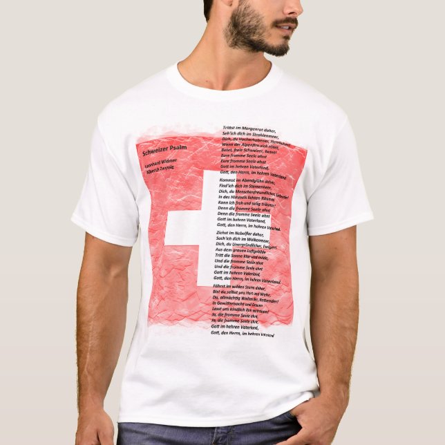 Camiseta Suiza - Schweizerpsalm (Anverso)