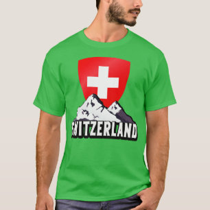 Camiseta Suiza Sede De Las Montañas Helvetia Suiza