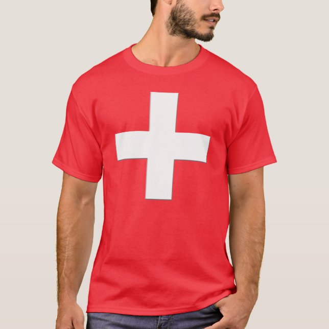 Camiseta Suiza Suisse Svizzera Helvetia Switzerland (Anverso)