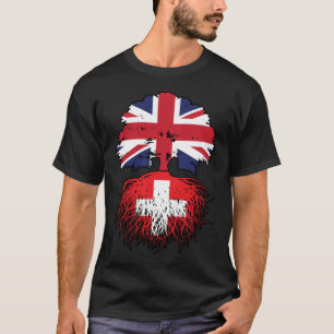 Camiseta Suiza Suiza Reino Unido Reino Unido