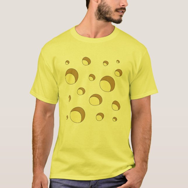 Camiseta Suizo de queso holes disfraces Funny Halloween Lov (Anverso)