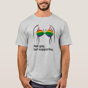 CAMISETA SUJETADOR NO GAY SINO DE APOYO - .PNG