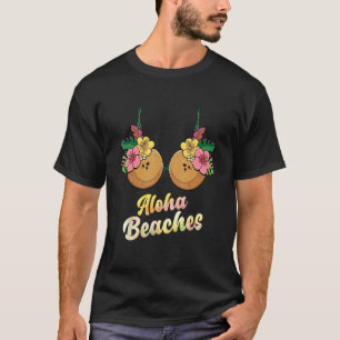Camiseta Sujetadores de mujer Aloha Beaches Summer Coconut