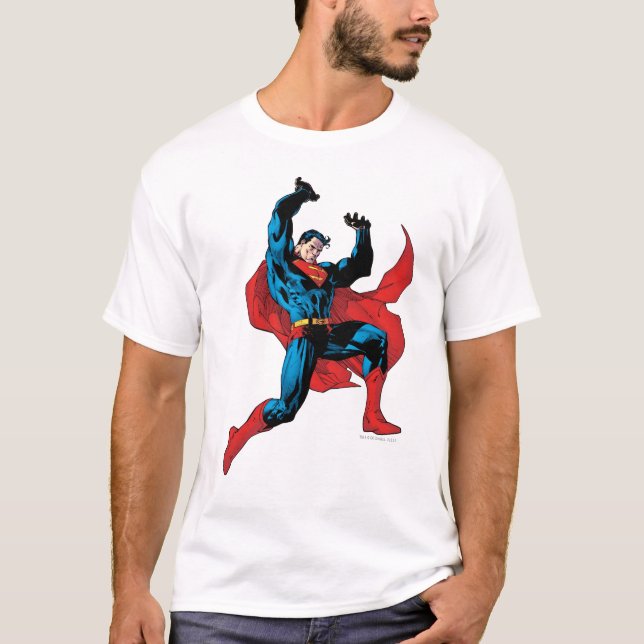 Camiseta Sujetando un objeto pesado (Anverso)