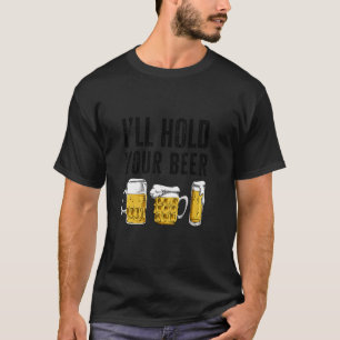 Camiseta Sujetaré tu cerveza, cerveza de artesanía divertid