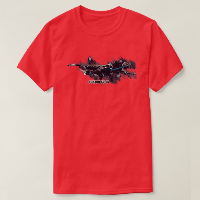 Camiseta Sukhoi Su25 1 (Diseño del anverso)