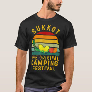 Camiseta Sukkot El Festival Original De Camping Sukkah Lula