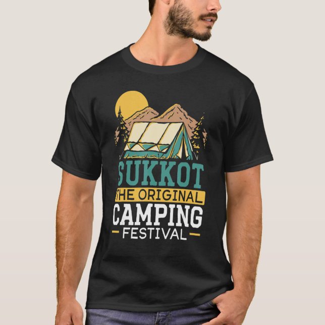 Camiseta Sukkot El original festival de camping Israelite S (Anverso)