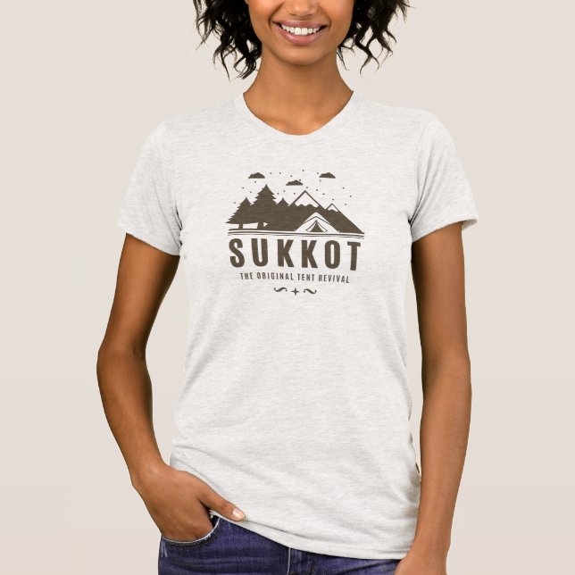 Camiseta Sukkot El Original Renacimiento De Tiendas Funny M (Anverso)