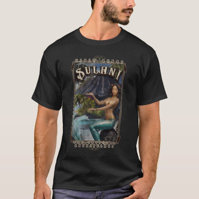 Camiseta Sulani Vintage Travel Poster (Anverso)