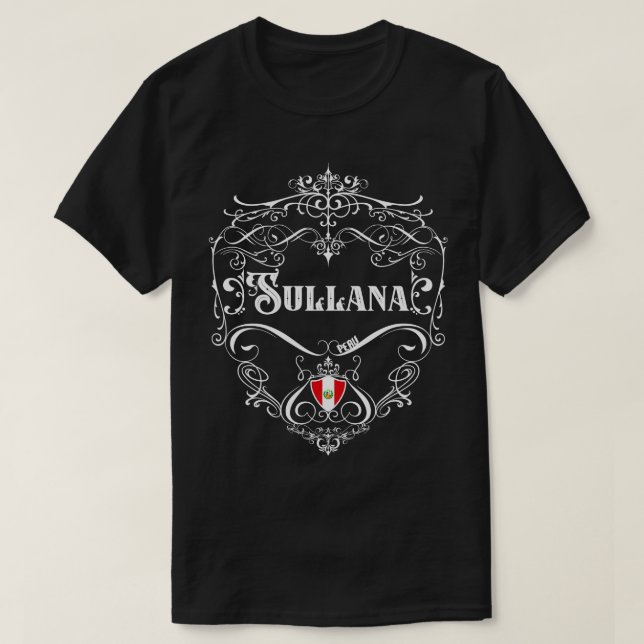 Camiseta Sullana Vintage design 1 (Diseño del anverso)