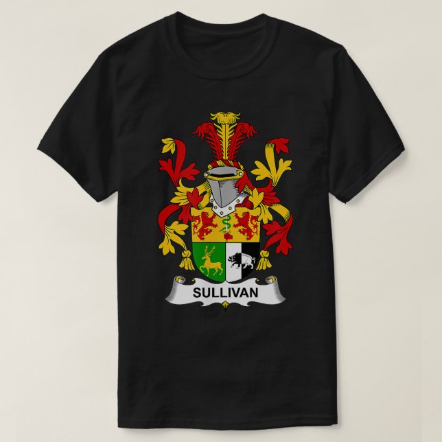 Camiseta Sullivan Coat of Arms  Family Crest  (Diseño del anverso)