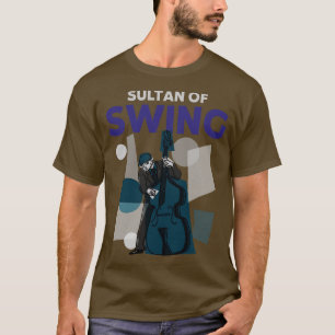 Camiseta Sultán Del Jugador De Doble Bass De Swing