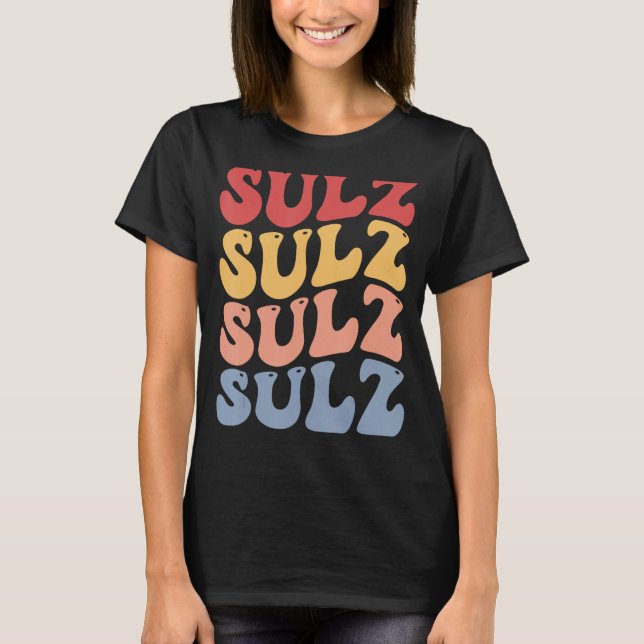 Camiseta Sulz City Groovy Retro (Anverso)