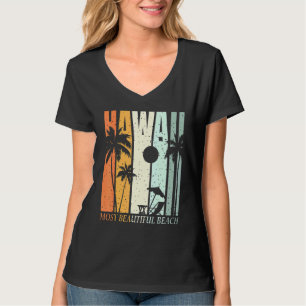 Camiseta Suma de palmeras en el paraíso tropical de Hawaii 