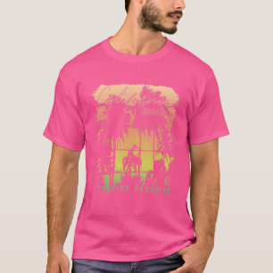 Camiseta Suma de Paraíso de Surf Retro California Malibu Be