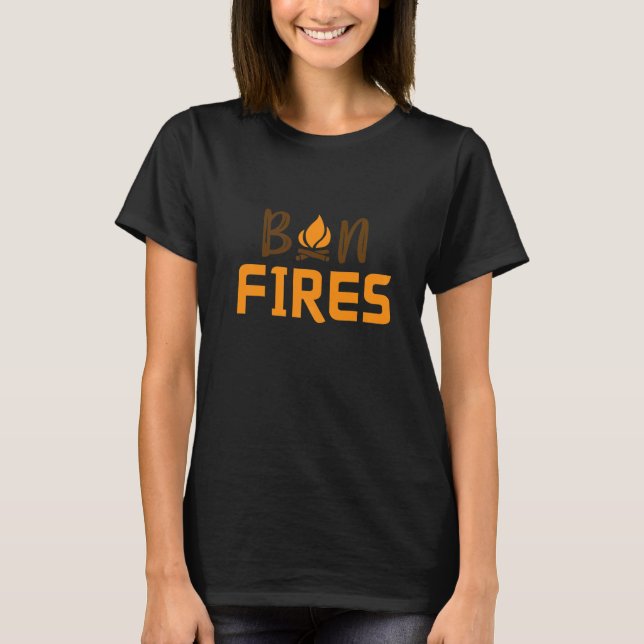 Camiseta Suma de parrillada de parrilladas de Año de Fogata (Anverso)