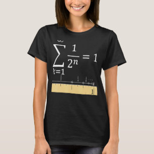 Camiseta Suma Geométrica Noción Guay De Matemáticas Y Cienc