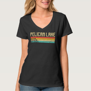 Camiseta Sumario de pesca divertida en el lago Pelican Minn