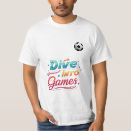 Camiseta Sumergirse en juegos.