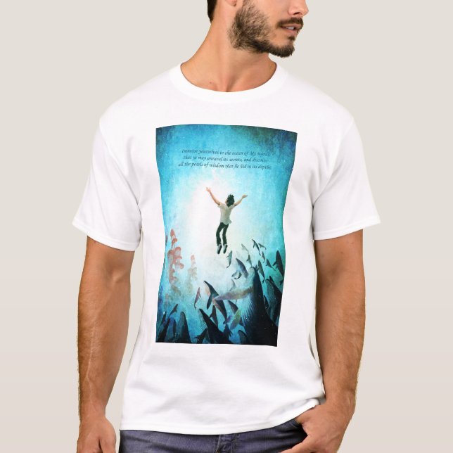 Camiseta Sumerja el océano (Anverso)