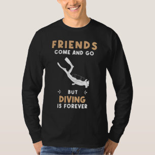 Camiseta Sumérjase en la amistad eterna - Amigos vienen y v