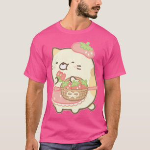 Camiseta Sumikko Gurashi Strawberry Cat