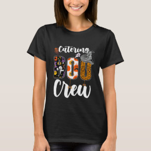 Camiseta Suministro de catering Boo Crew Halloween Match