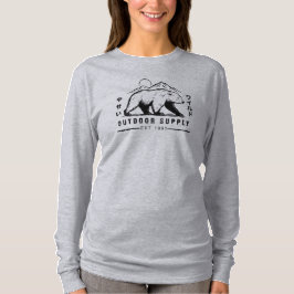 Camiseta Suministros de aventura al aire libre para osos