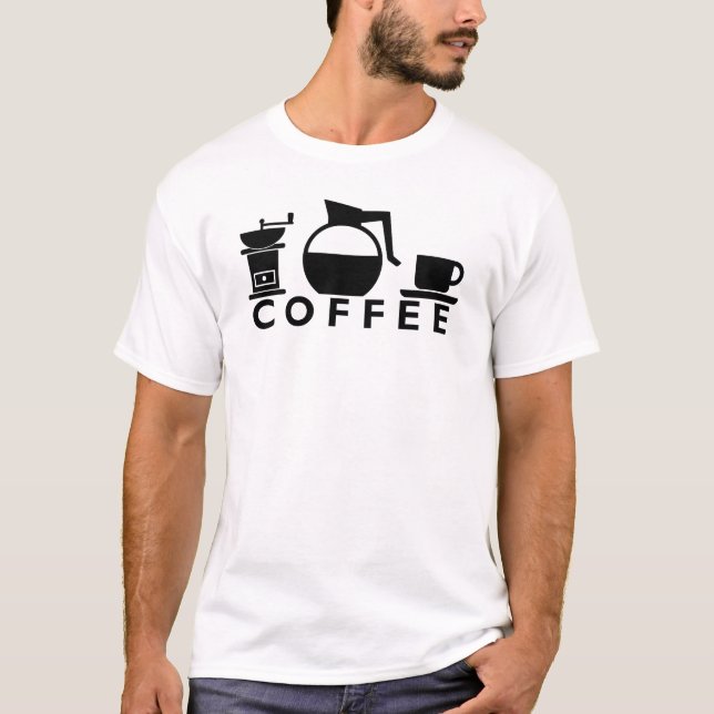 Camiseta Suministros de café (Anverso)