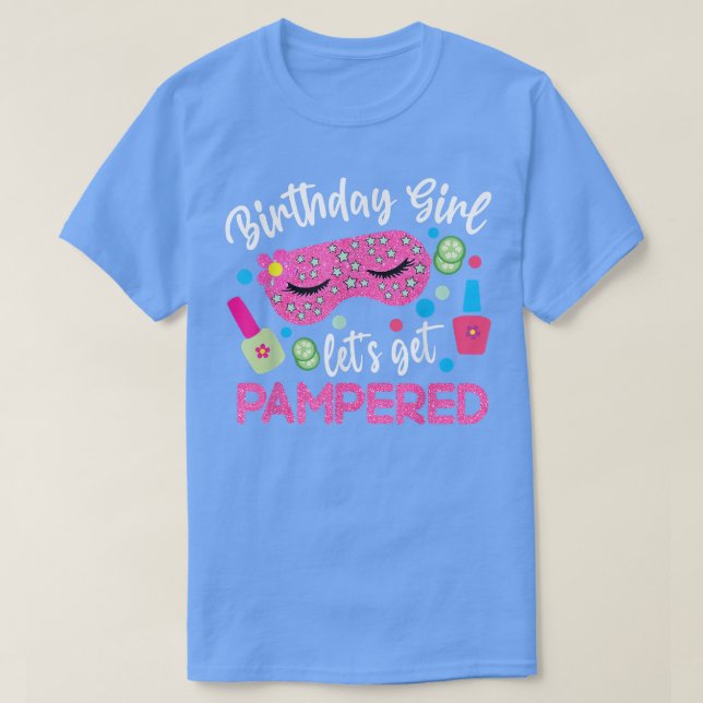 Camiseta Suministros de fiesta de cumpleaños para Chicas co (Diseño del anverso)
