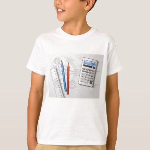 Camiseta Suministros de oficina de dibujo técnico