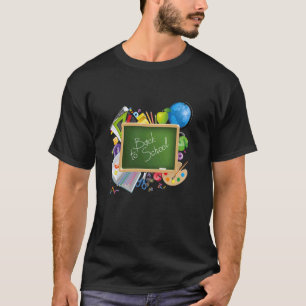 Camiseta Suministros de pizarra para estudiantes para el re