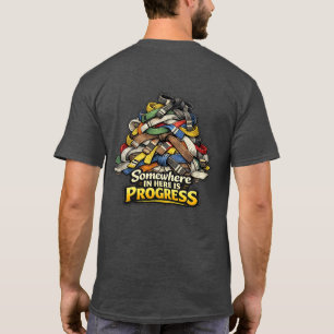 Camiseta Suministros De Sensei En Alguna Parte Aquí Está El