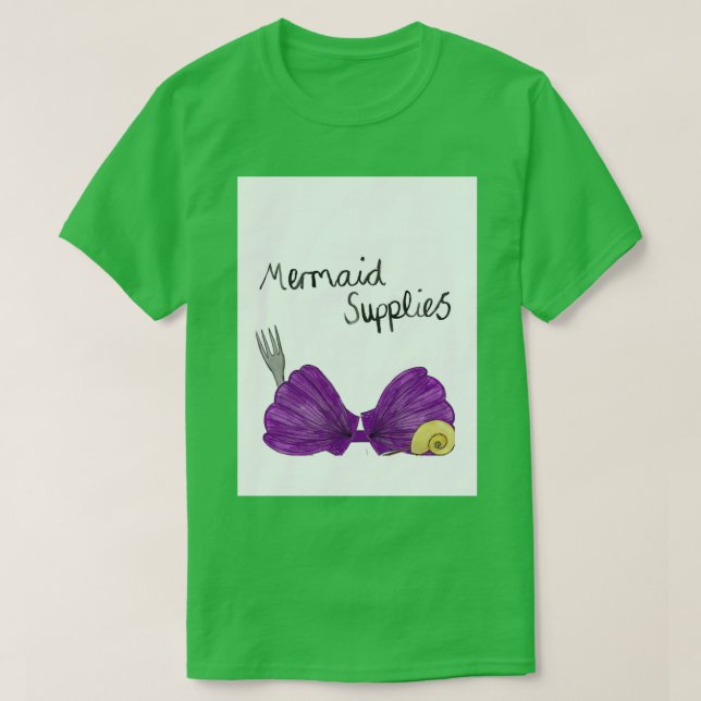 Camiseta Suministros de Sirena (Diseño del anverso)