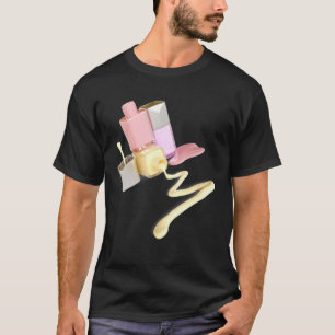 Camiseta Suministros de Spa Derramado Nail Polaco Kit Makeu