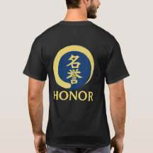 Suministros del Sensei Bushido Honor Kanji