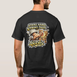 Camiseta Suministros del Sensei Golpea Fuerte Golpea Rápido