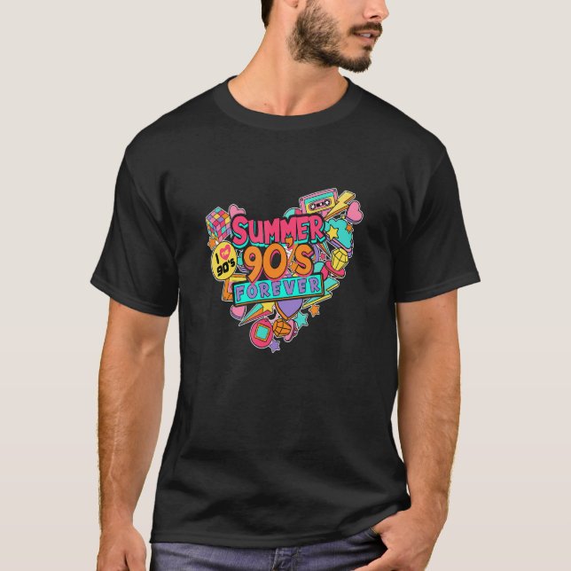 Camiseta Summer 90's A Forever Hello Summer Vibes Summertim (Anverso)