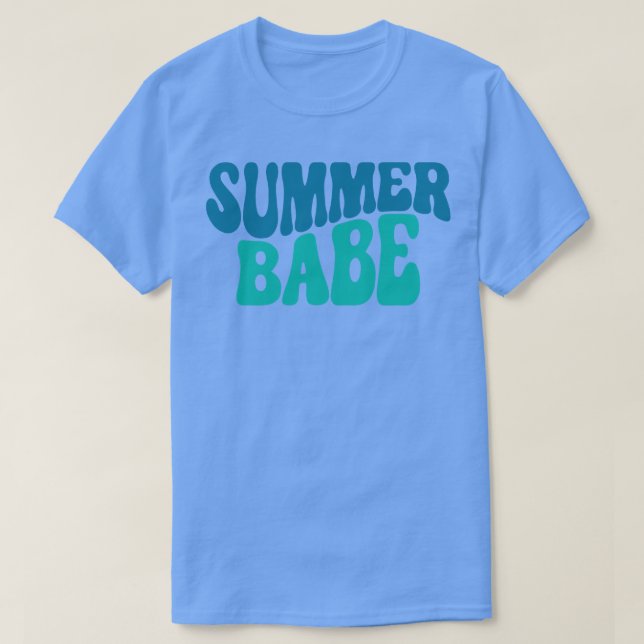 Camiseta Summer Babe Fun Summer Beach Sand Surf Cita 1 (Diseño del anverso)