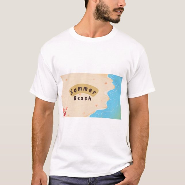 Camiseta Summer beach (Anverso)