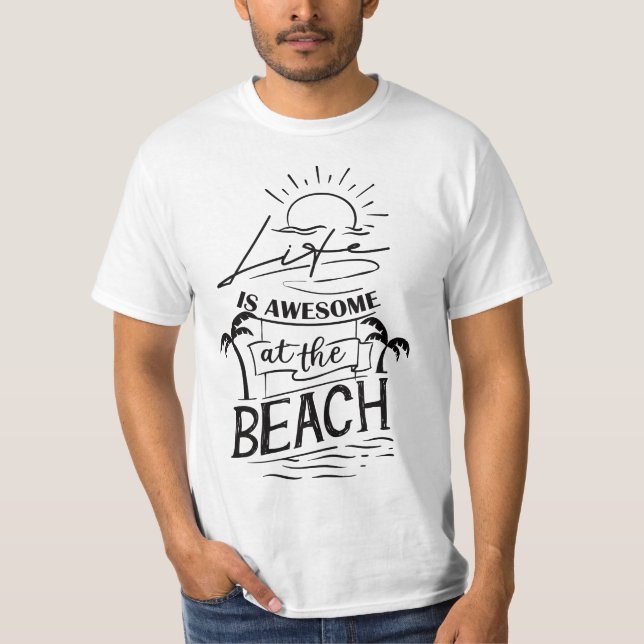 Camiseta Summer Beach Design (Anverso)