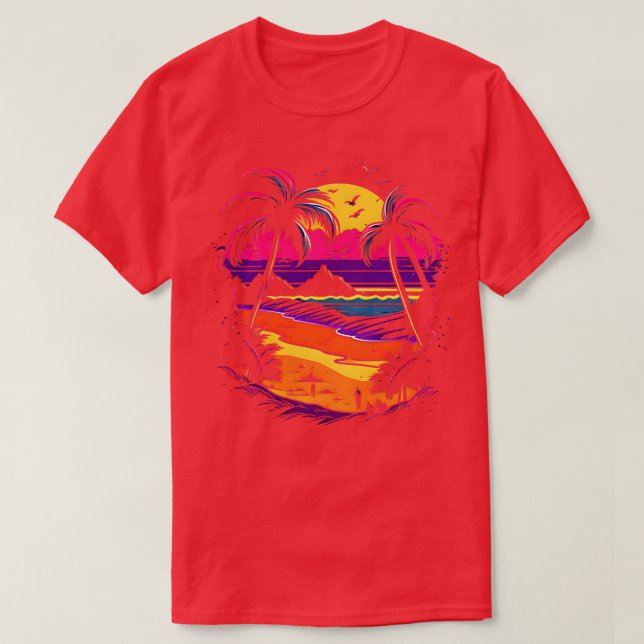 Camiseta Summer Beach Lover 1 (Diseño del anverso)