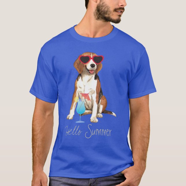 Camiseta Summer Beagle (Anverso)