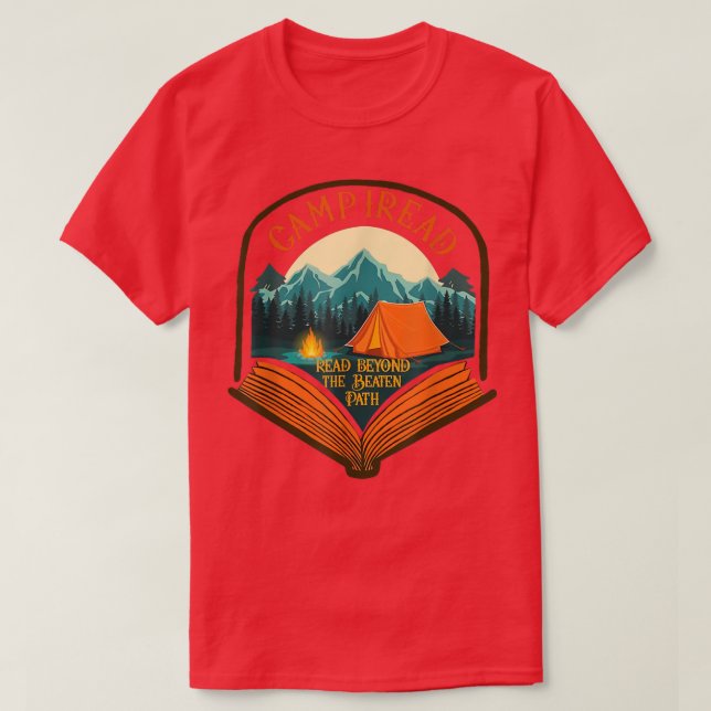 Camiseta Summer Camp 2022 Read yond the Beaten Path STEM  (Diseño del anverso)